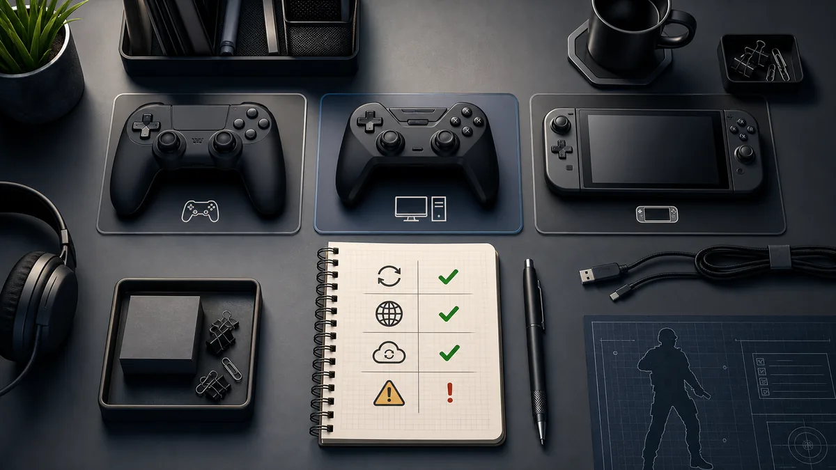 Editorial platform achievement sync checklist for PlayStation, PC, Xbox, and handheld play